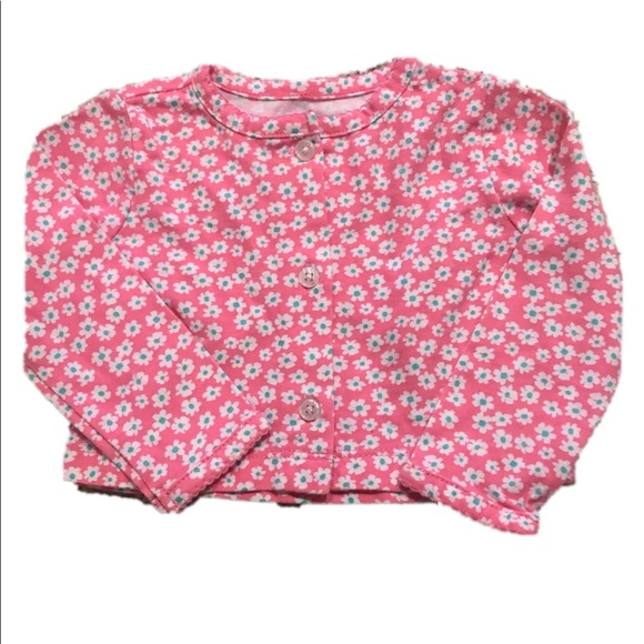 Carter’s Pretty Pink Daisy Cardigan - Picture 6 of 6